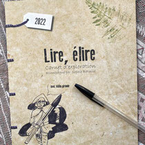 Conception graphique et illustration carnet d'activité - créativité Sophie Bataille - BDP Gironde - Lire élire