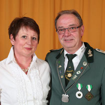 2012 Erstes Sportschützenkaiserpaar Klaus-Dieter und Mechthild Kamann