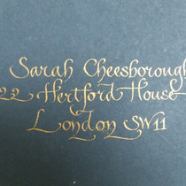 my own flourished script