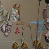 " Ein Kinderspiel? ", Öl auf Leinwand, 140 x 200 cm, 2009