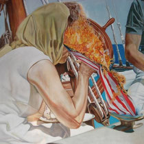 " 9 / 11 ", Öl auf Leinwand, 110x125cm, 2004