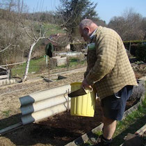 Épandage compost