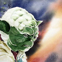 EDIM Day 4 Star Wars Day (O5) 20x30cm / Watercolour by ©janinaB.
