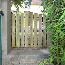 portillon bois / acier