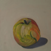 Franziska Lankes, Apfel, Öl auf Malplatte, 24x30cm, 150,-€ 