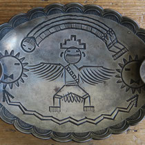 1720 Navajo Tray w/Knifewing Attributed to Ike Wilson c.1930s 2.5x4.375" $495