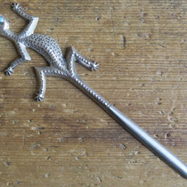 4668 Navajo Sandcast Lizard Letter Opener c.1950 7.375" $350