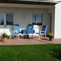 Terrasse im Garten - Enspannung wie in einem Ferienhaus!