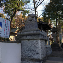 調神社の入り口