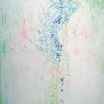 Dansende muggen in december, 70x90cm, verkocht