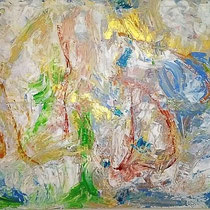 Peer, 90x120cm, acryl op doek