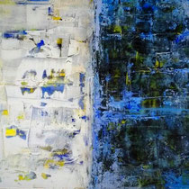 Schemer, 40x50cm, acryl op doek