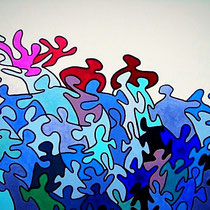 Sea of love, 50x70cm, ingelijst