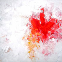 Hart, 70x90cm, acryl op doek, verkocht