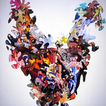 Kip zonder naam, 70x90cm, verkocht