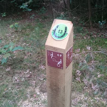 Nieuwe markering Staatsbosbeheer