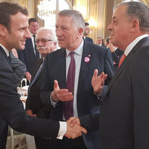 Jacques Krabal au centre et Jean-Paul Roseleux, maire de Fère-en-Tardenois