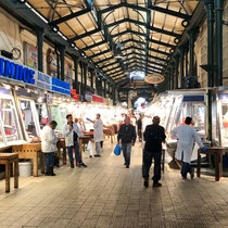 «Central Market», Athens berühmter Fleisch- und Fischmarkt