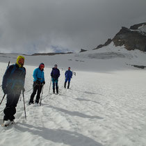 En mode redescente, ballade glaciaire