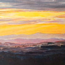 Bayerischer Wald - Acryl auf Leinwand