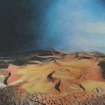 Wüste II - Acryl Mischtechnik - 100 x 100 cm