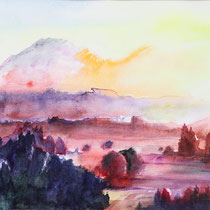 Murnauer Moos - Aquarell - 30 x 40 cm