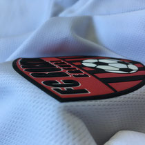 3D-Vereinswappen Nahaufnahme 2 FC Borntal Erfurt Logo mit Haptik by Mr.Flock
