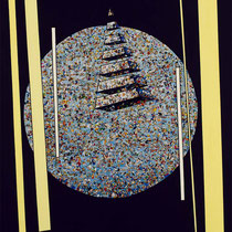 Situation 7, 150*100cm | mixed media: canvas, acrylic, collage | 