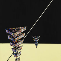 Situation 17, 150*100cm | mixed media: canvas, acrylic, comics, collage | 