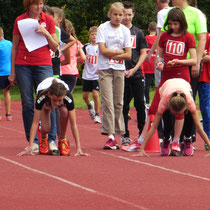 Fiona und Sarah - Start 50m