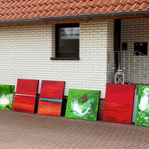 abstrakte Bilderreihe