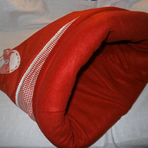 Schlafsack"Anni" ist aus Baumwolle  / Fleecestoff  ,bei 40°C Feinwäsche waschbar , NICHT Trockner geeignet !!!