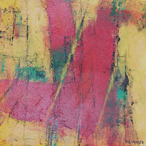 Michael F. Wyss, Immer wieder versuchen, Acryl, 50x50cm, 2023