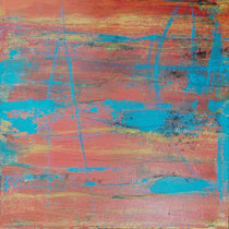 Michael F. Wyss, Leben, Acryl, 50x50cm, 2021 