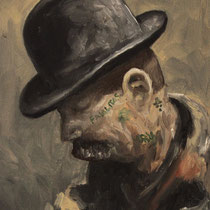 Fatalitas // 20x15cm // huile sur toile  