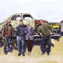 La Famille 114x146cm    - oil on canvas  - 2019