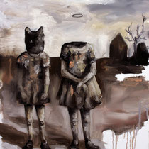 Kermesse // Huile sur toile // 55x46cm  