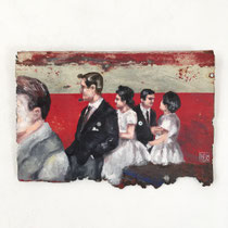 Mariage -  30x22cm - oil on steel  - 2018