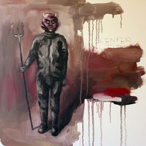 Lucifer // huile sur toile //  60x40cm