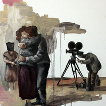 Cinéma  // huile sur toile //  41x33cm  