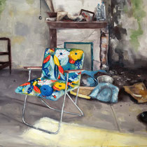 abandoned - 80x50cm  -  oil on canvas  - 2018