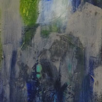 Geruch der Vergangenheit  50x80cm  Leinwand Steinmehle, Pigmente