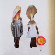 Collage Dada 1  40x30 Objektrahmen