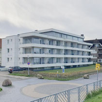 Haus Nautilus direkt an der Strandpromenade in Cuxhaven-Duhnen