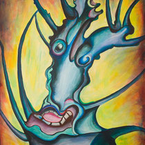 Senza titolo, 2015, tecnica mista su tavola,