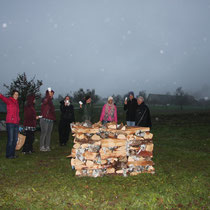 Abschluss Feuer Medizinrad