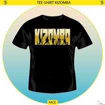 Visuel T-shirt Kizomba reflet or