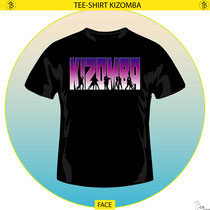 Visuel T-shirt Kizomba Branché Mauve