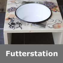 Futterstation, Futterbar, Hundenapf