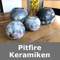 Räucherkugeln, Pitfire, Keramikbrand